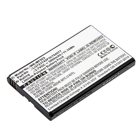 Ultralast Wireless Router Battery, WR-MF923 WR-MF923